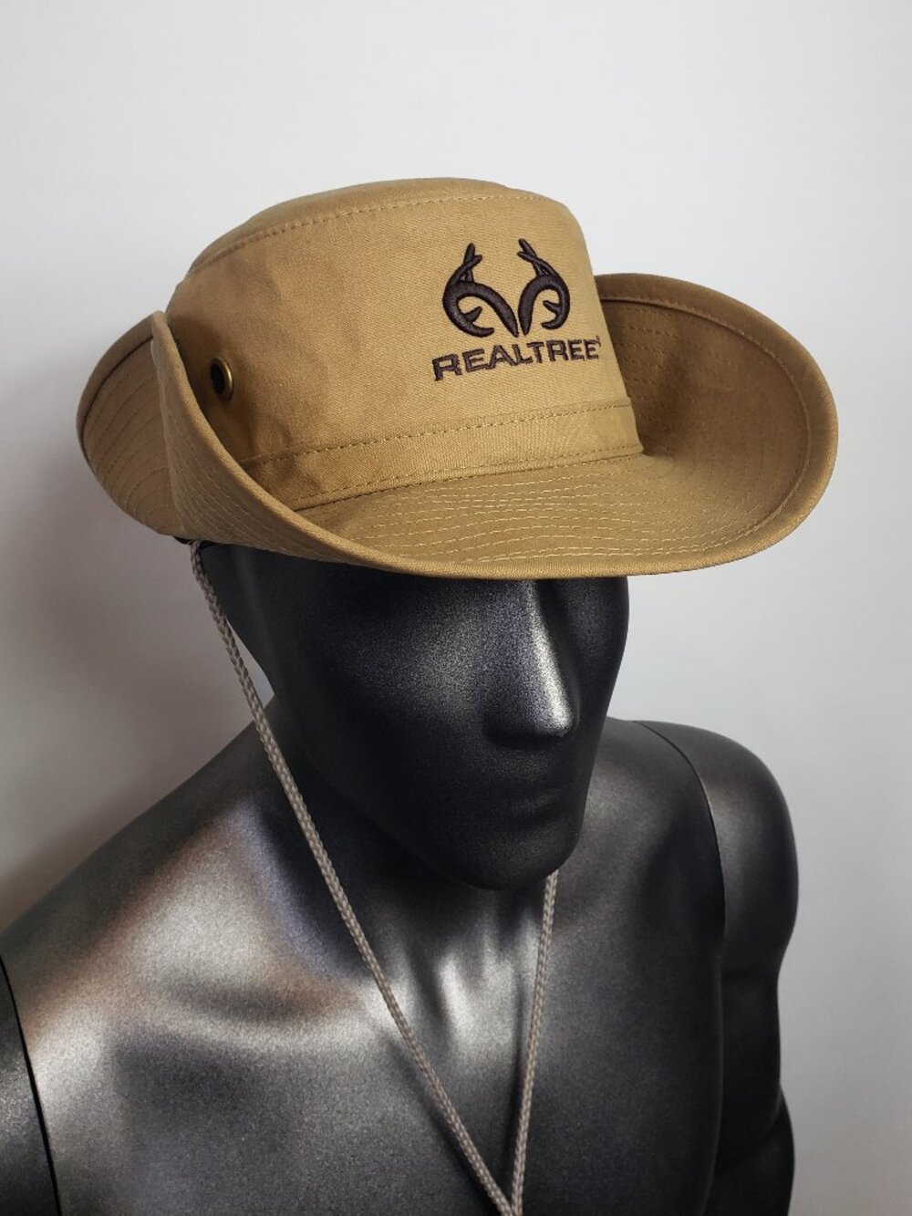 Realtree by Outdoor Cap Boonie Sun Hat Khaki Tan OSFM Vented Wide Brim Gorpcore